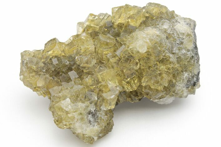Gemmy, Yellow, Cubic Fluorite Cluster - Moscona Mine, Spain #219022